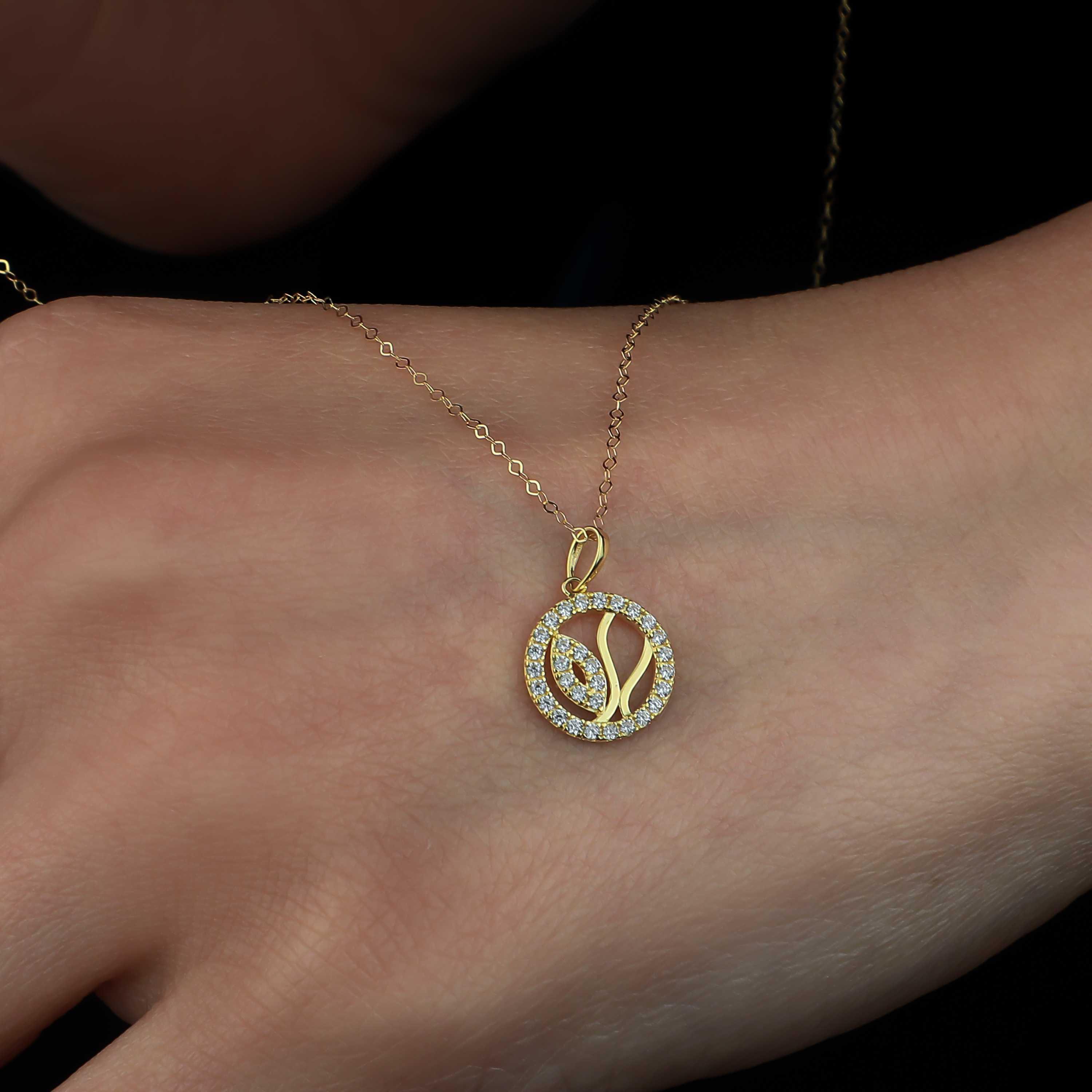 18 karat gold choker, made in Turkey - (H-0845)